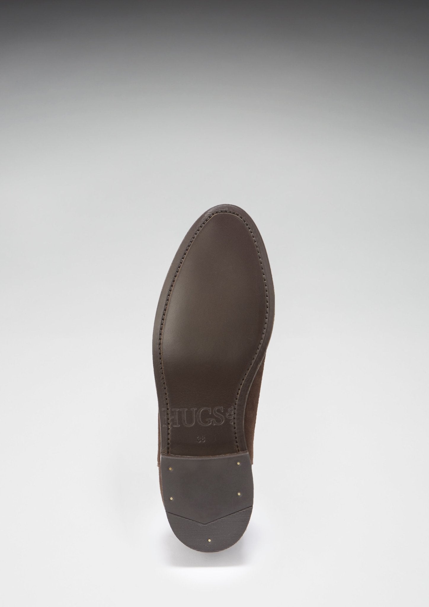 Women's Brown Suede Chelsea Boots, Welted Leather Sole - Hugs & Co.