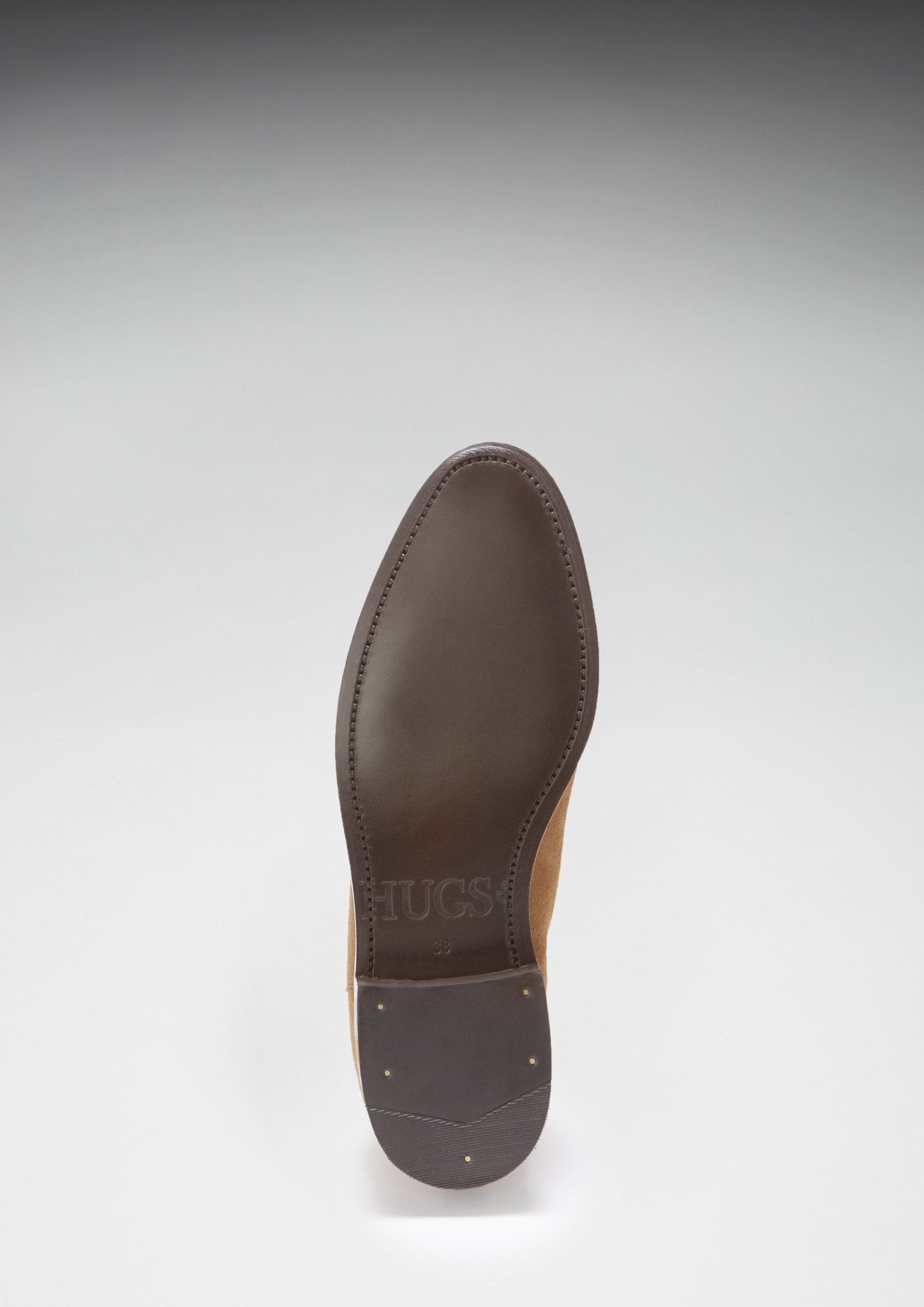Women's Tobacco Suede Chelsea Boots, Welted Leather Sole - Hugs & Co.
