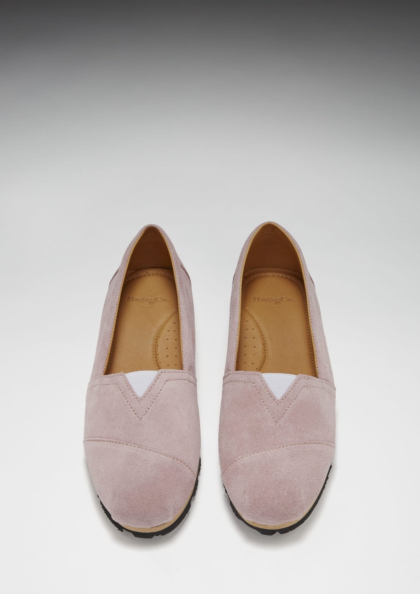 Women's Chukka Espadrilles, powder pink suede - Hugs & Co.