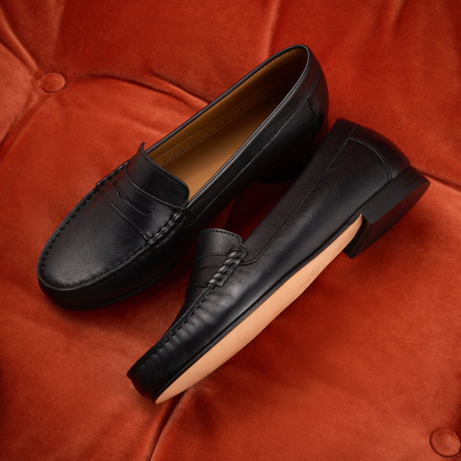 New Black Leather Shoes