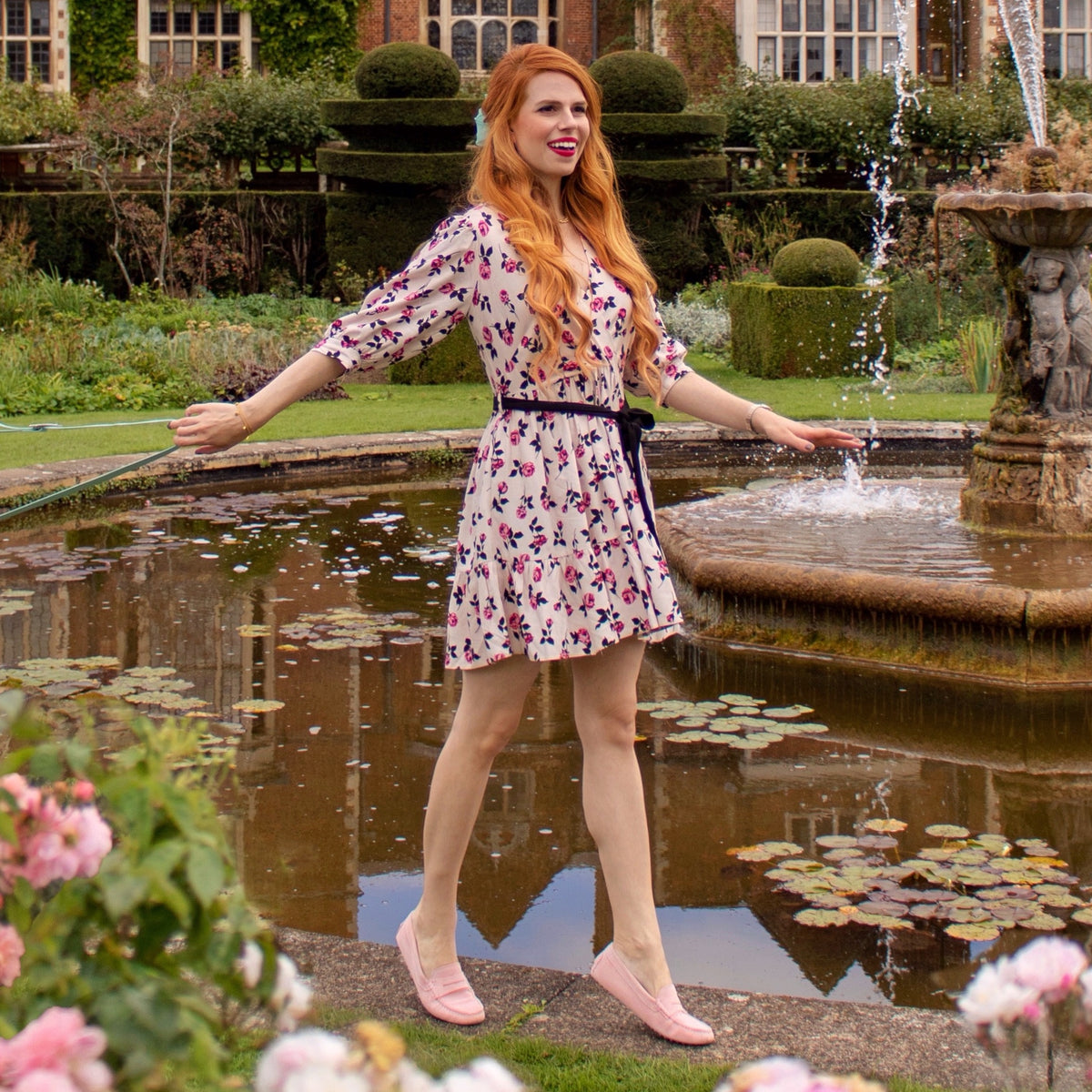 Hugs & Co. pink loafers