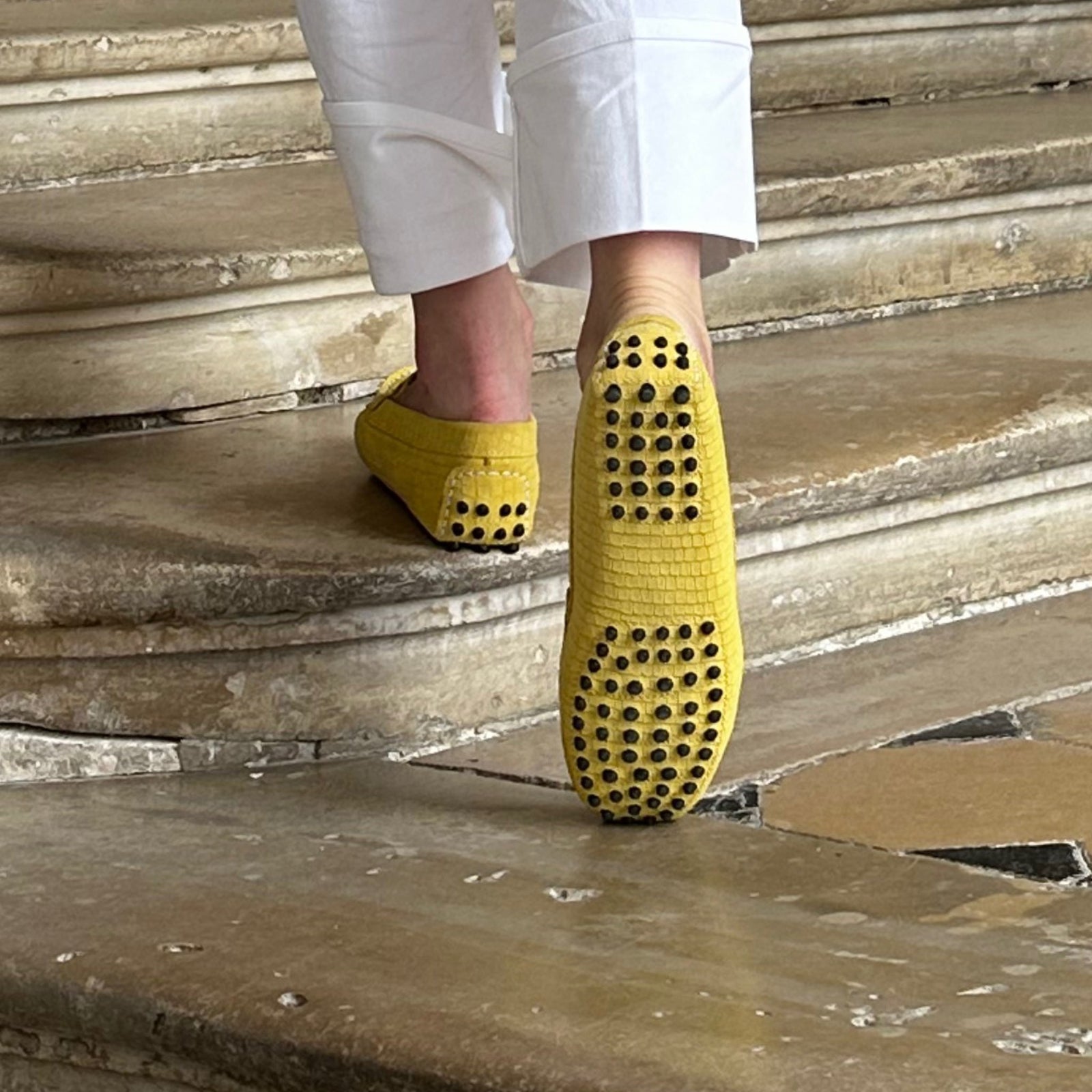 Yellow hugs & co loafers