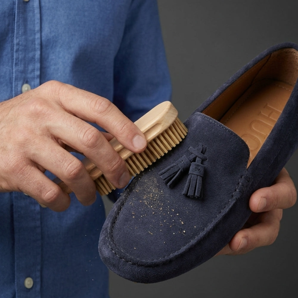 how to clean and protect suede shoes