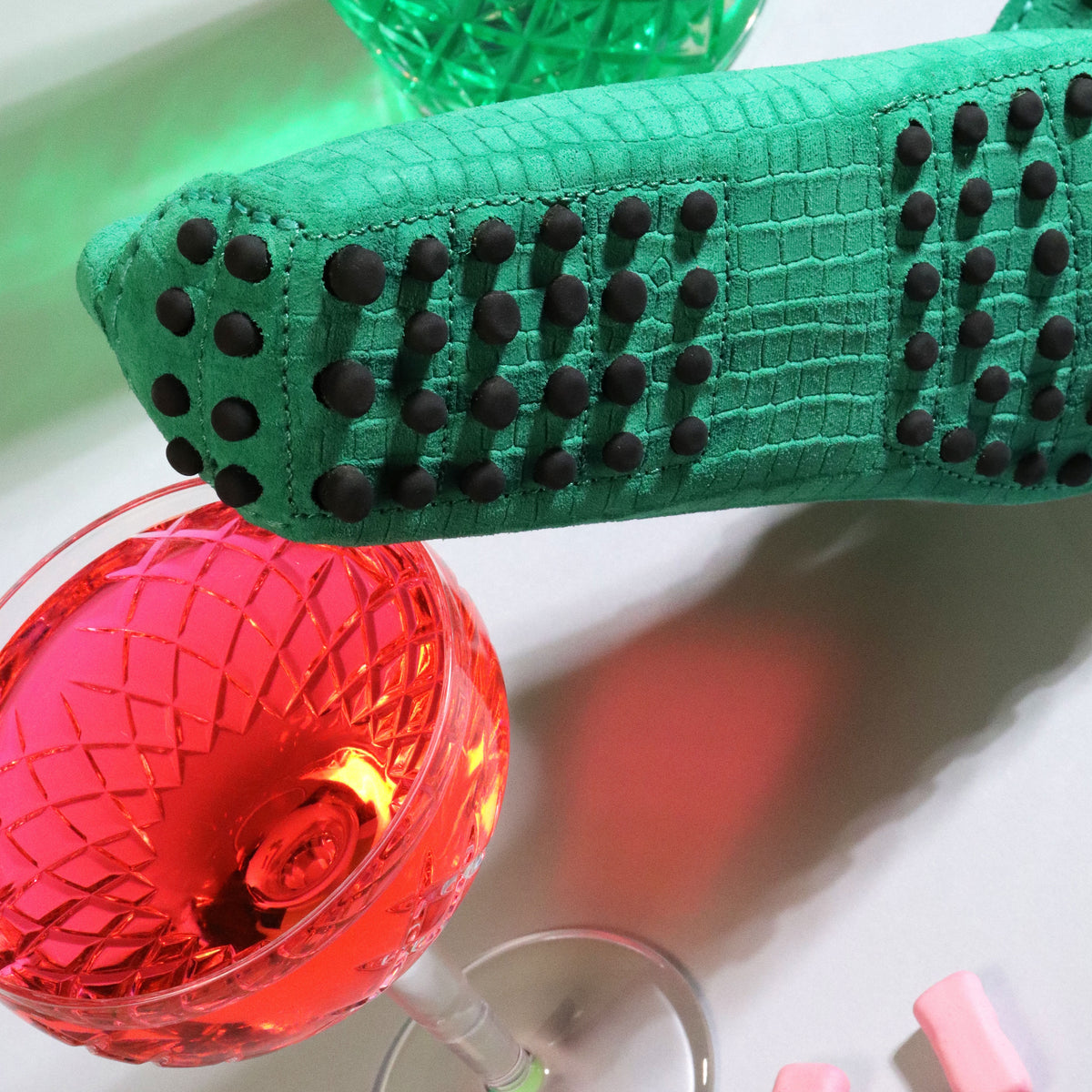 Hugs & Co. green loafers