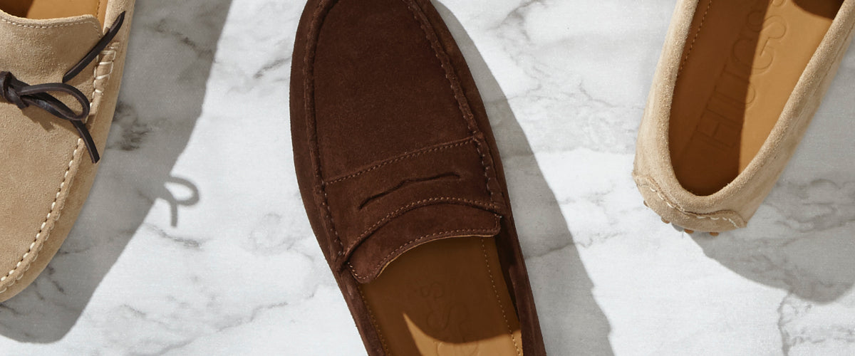 Men's Brown Suede Shoes and Loafers