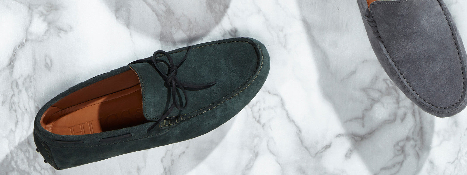 Laced loafers