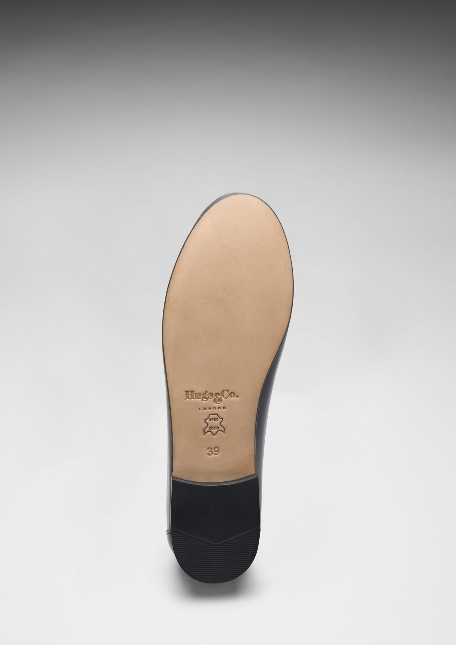 Women's Penny Loafers Leather Sole, black leather