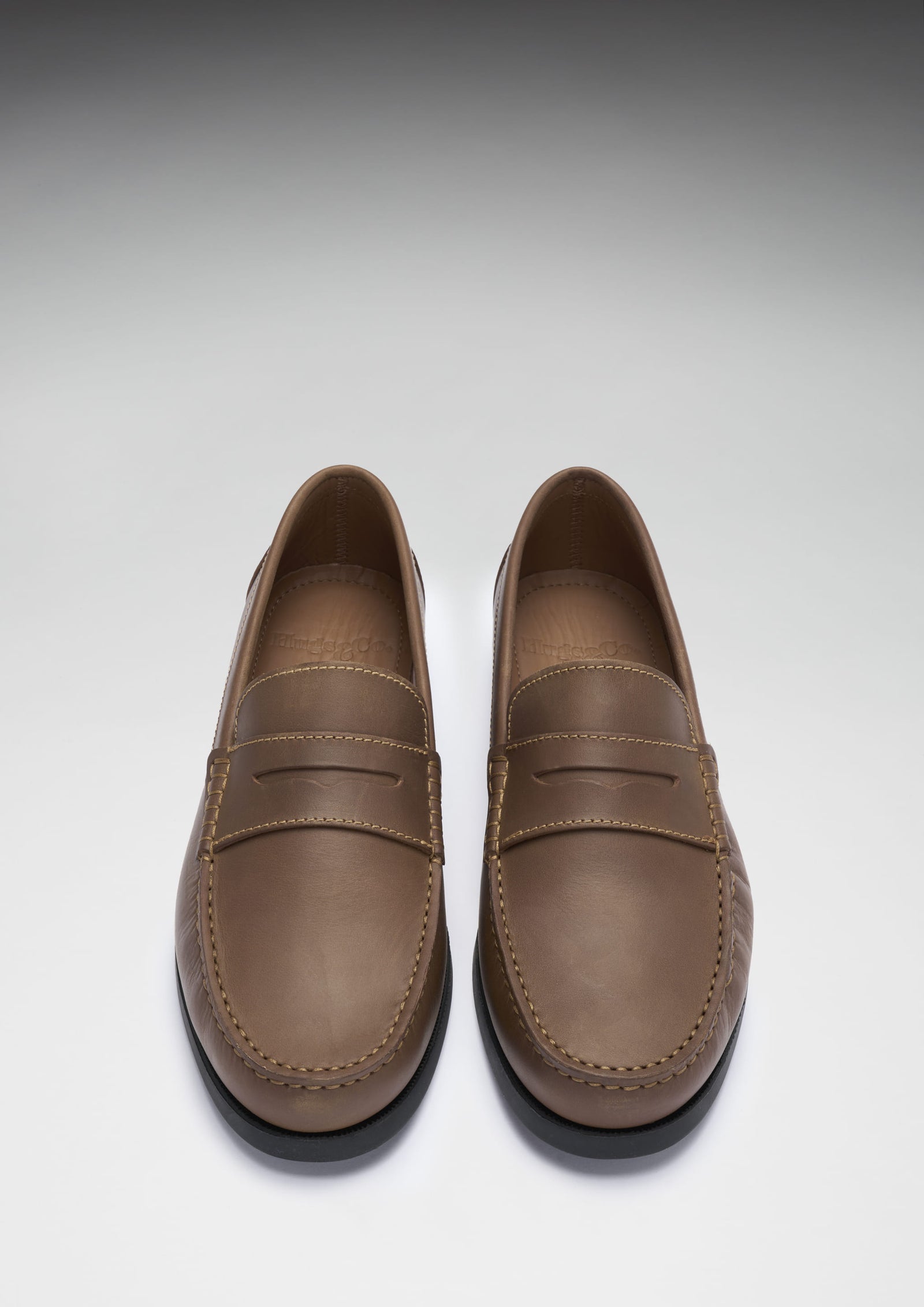 Boat Loafers Brown Leather