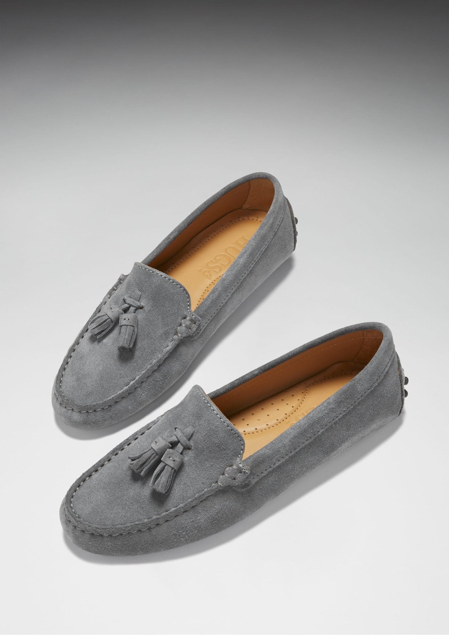 new Jennifer Tattanelli ♔ Driver Driving Shoe Slip On Loafer ♔ Grey Suede  ♔ 11 Our Driving Shoes have officially launched. Crafted for  main image 4
