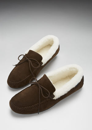Mocassins Driving, daim noir