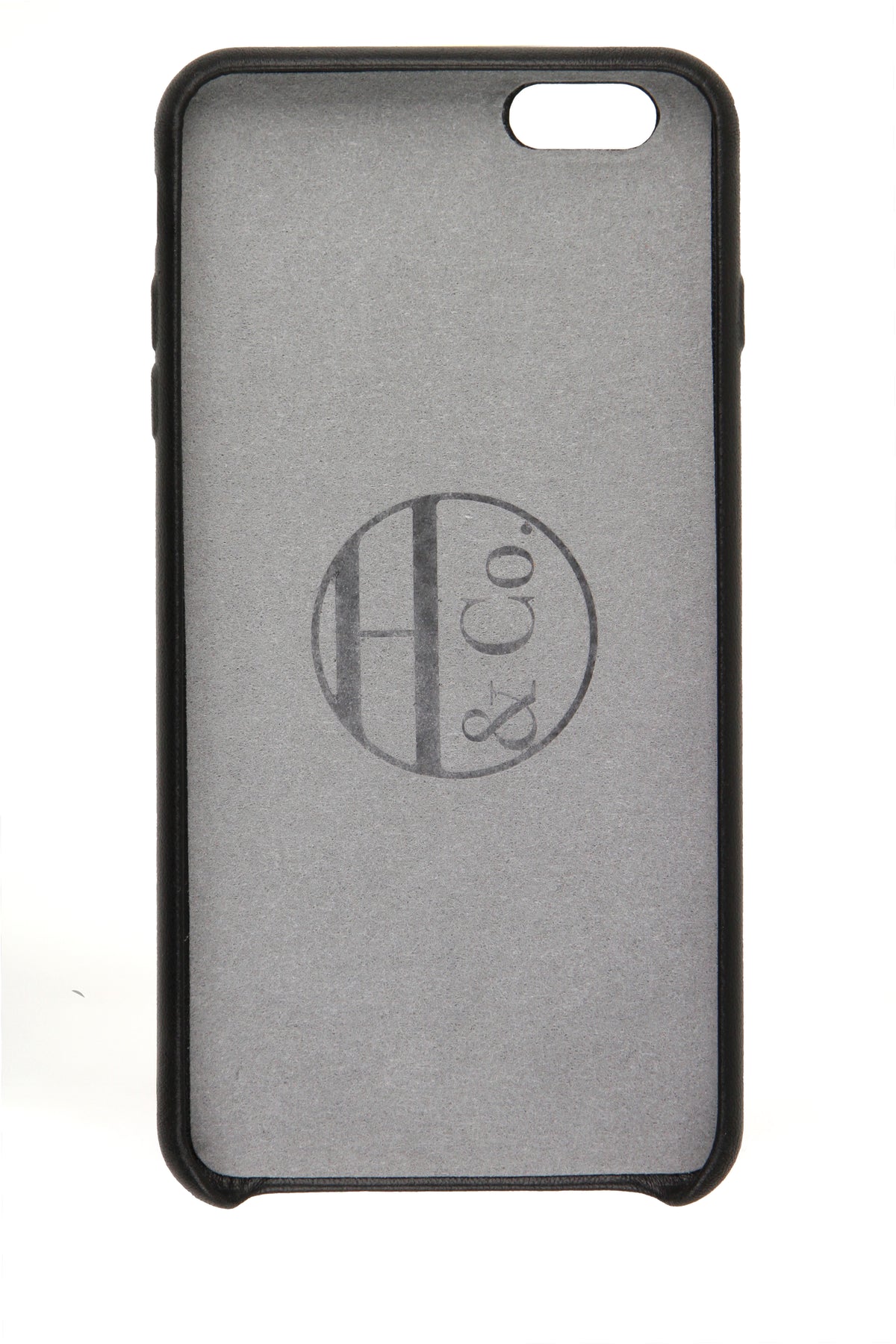 Coque iPhone 6 Plus, cuir noir