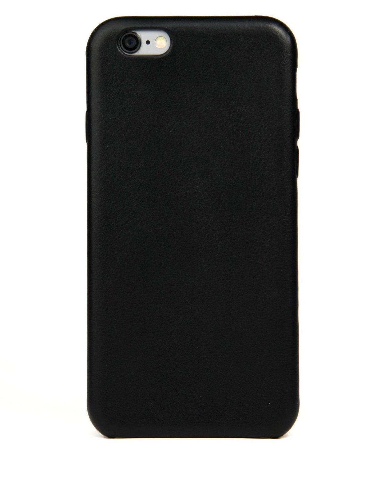 Coque iPhone 6, cuir noir