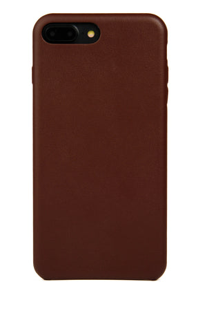 iPhone 7/8 Plus Case, Brown Leather