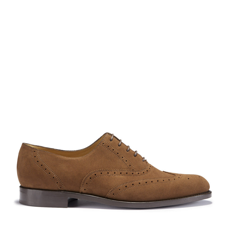 Brown Suede Brogues Hugs Co