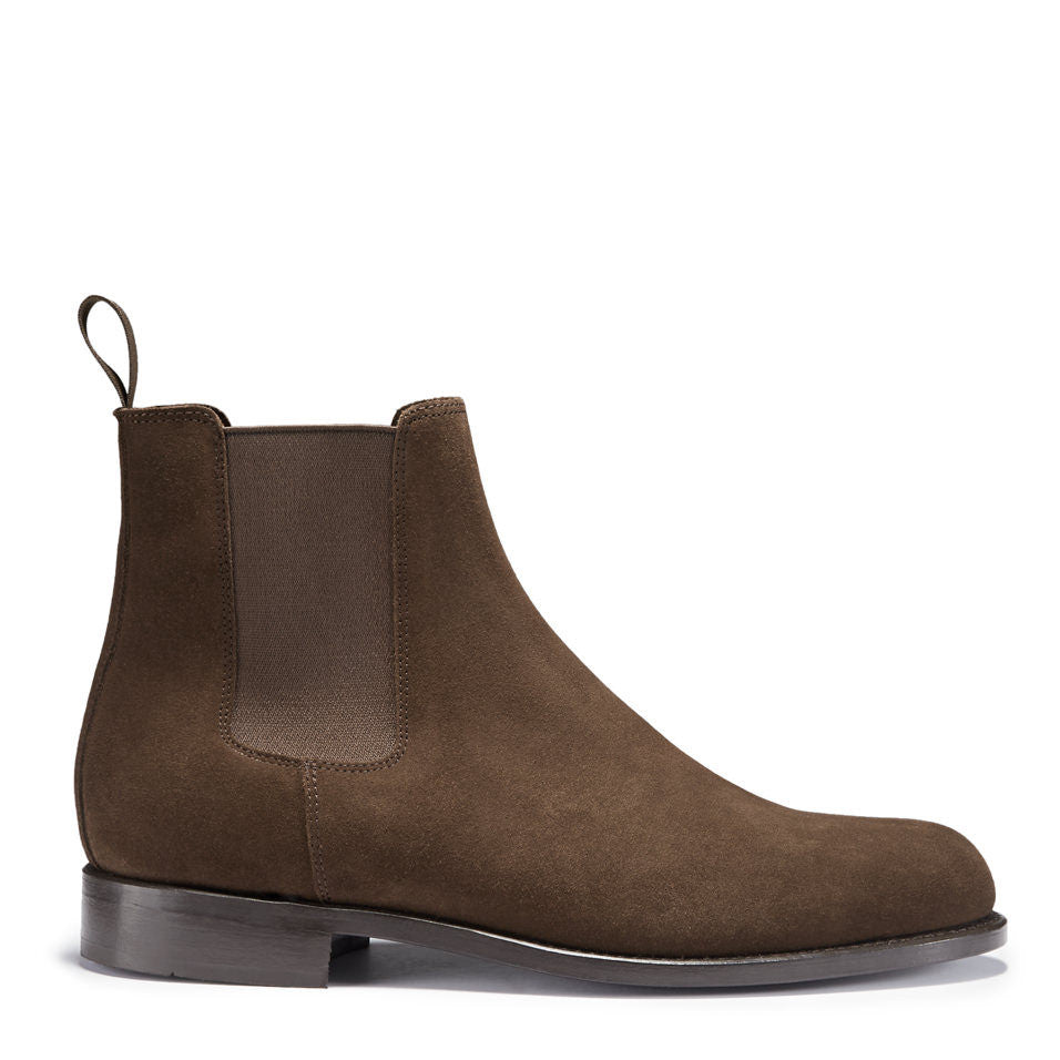 Chelsea Boots Brown Suede Side