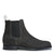 Bottines Chelsea en Daim Gris, Semelle Cuir Cousue