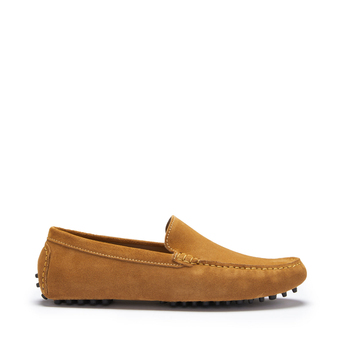 Driving Loafer, tabakfarbenes Wildleder