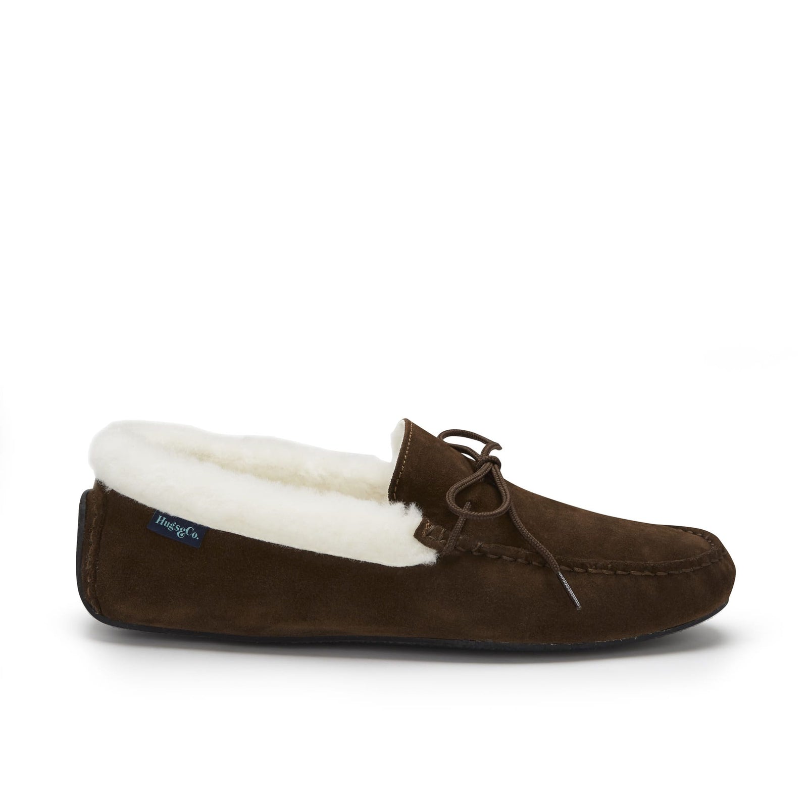 Sheepskin Slippers Brown Suede