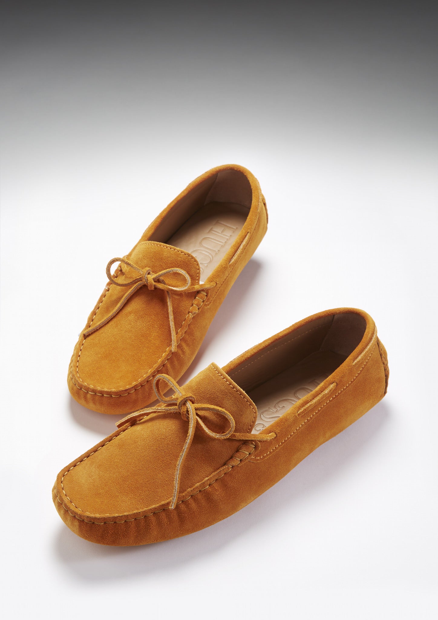 Orange driving moccasins online