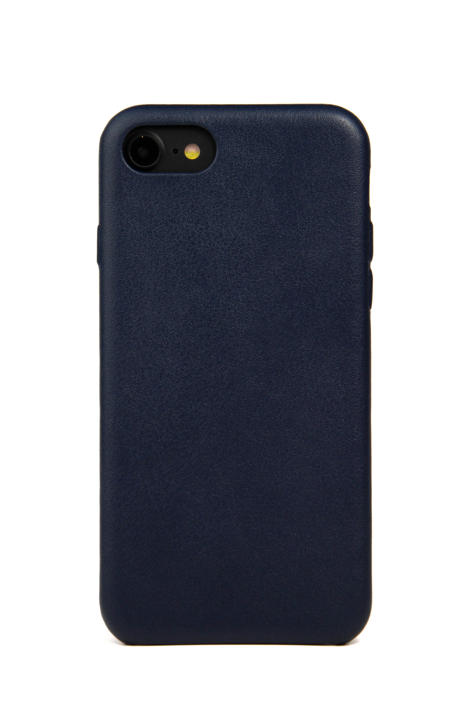 Coque pour iPhone 7/8, cuir bleu marine