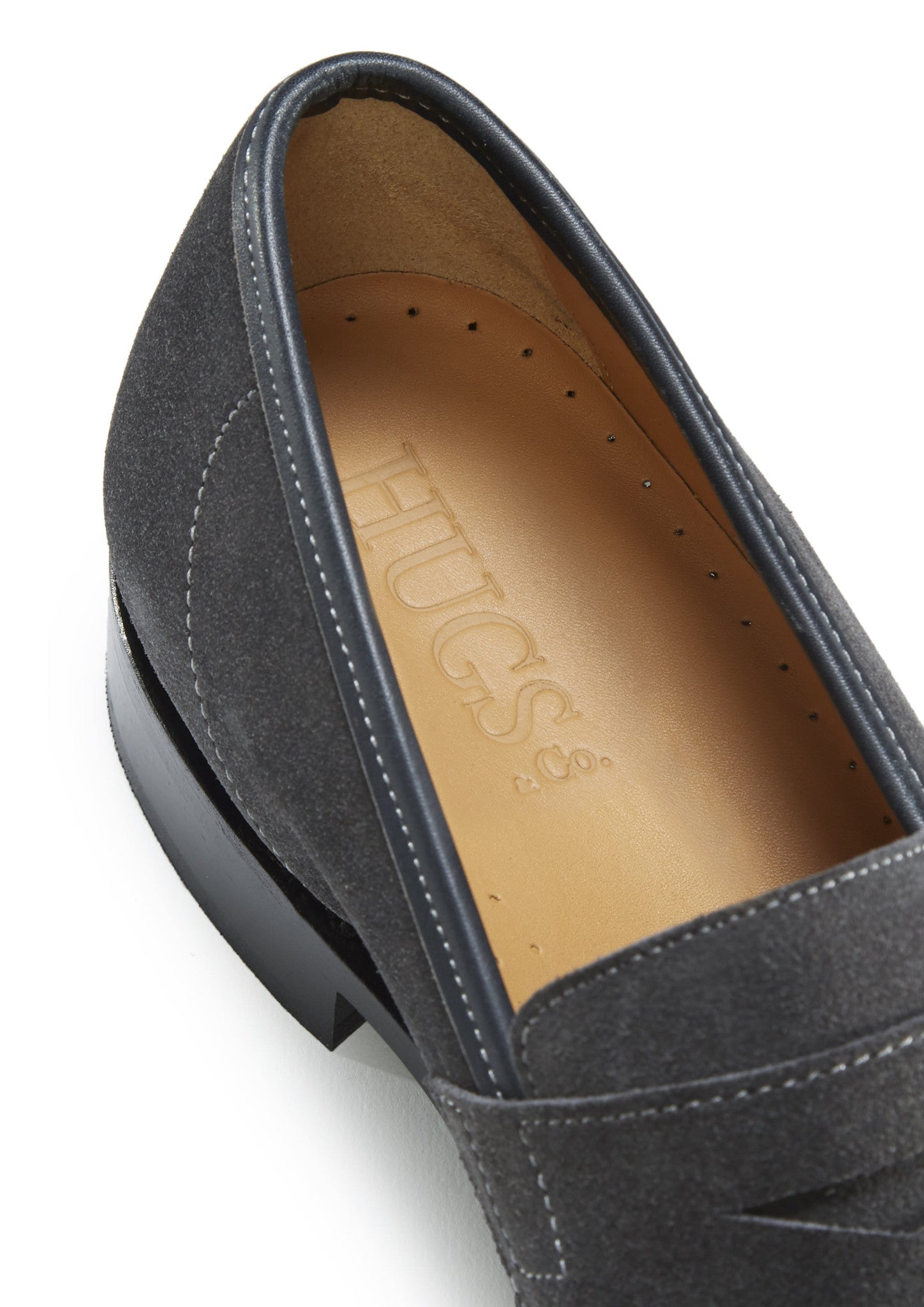 Penny Loafer Grey Suede