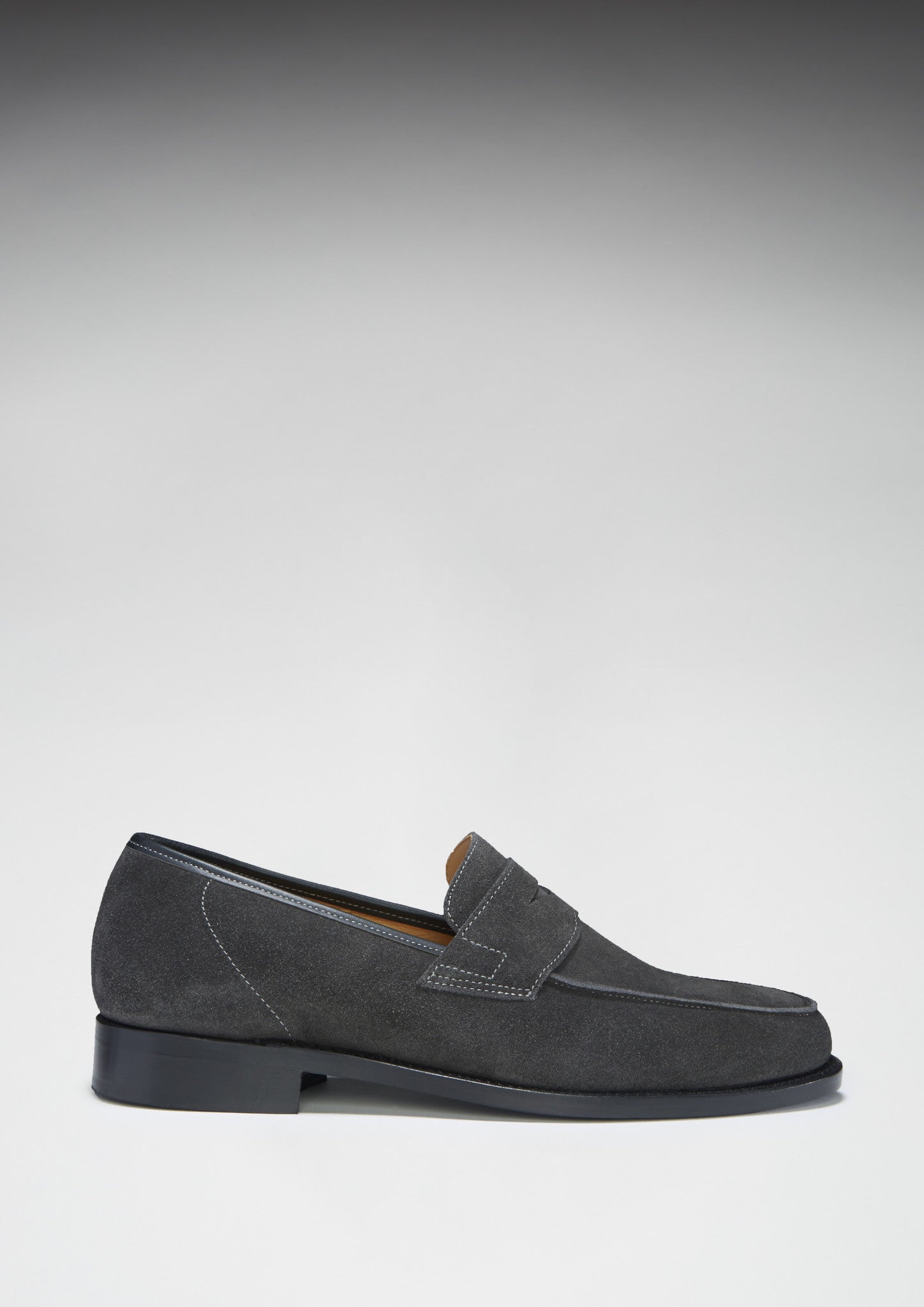Penny Loafer Grey Suede