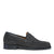 Mocassins en Daim Gris Ardoise, Semelle Cuir Cousue