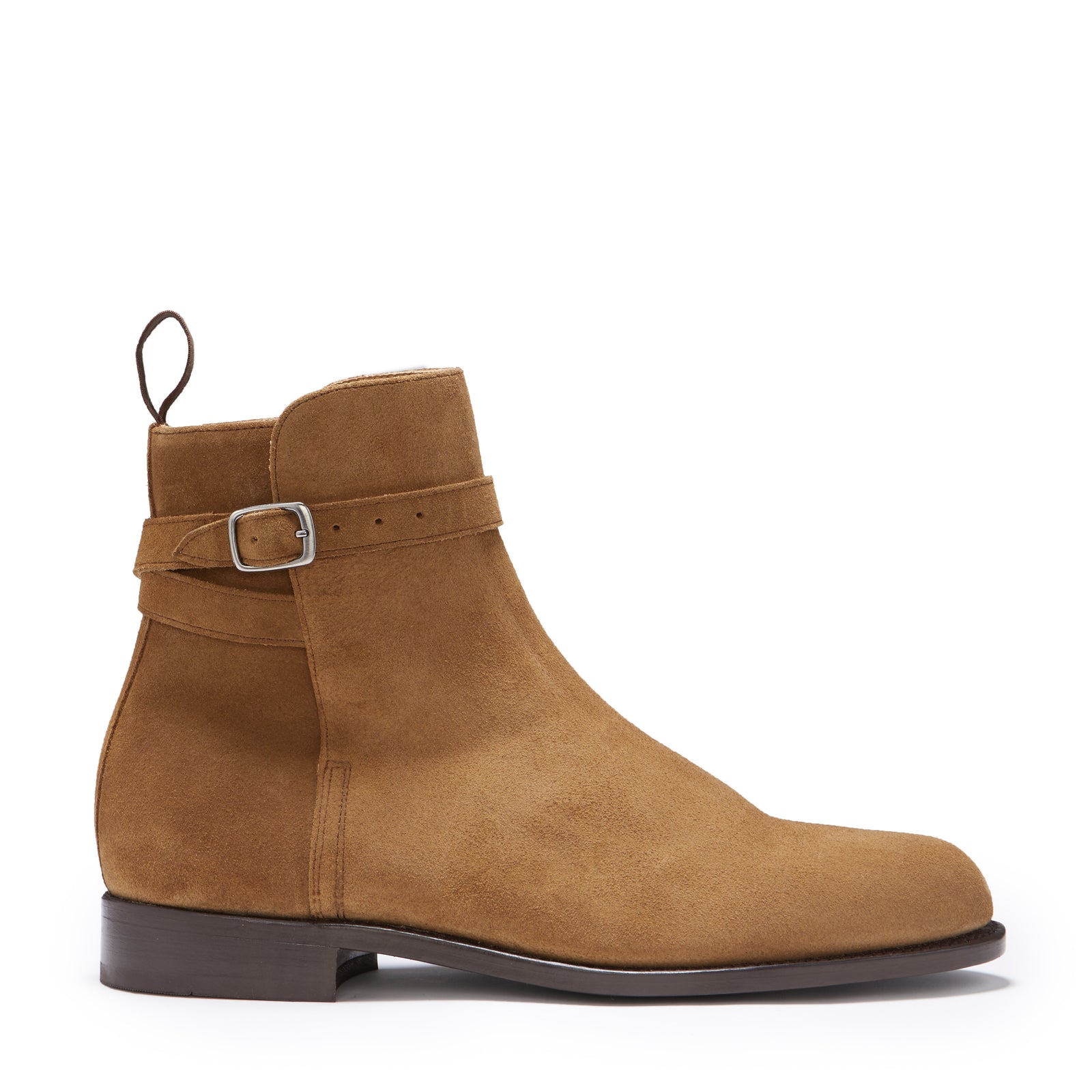 Suede top jodhpur boots