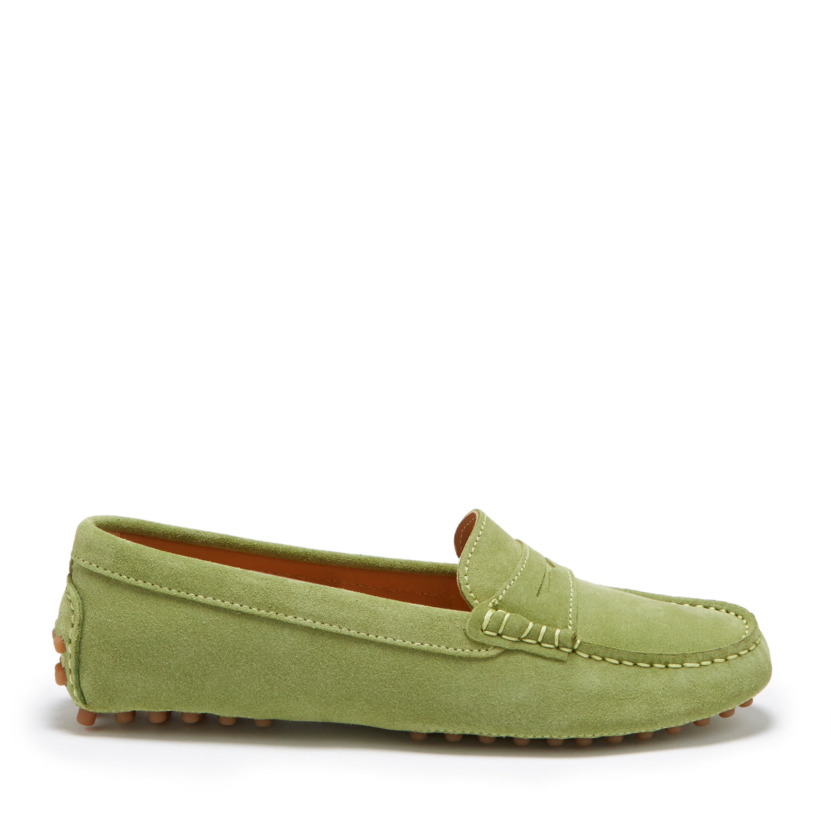 Mocassins Penny Driving pour femmes, vert olive