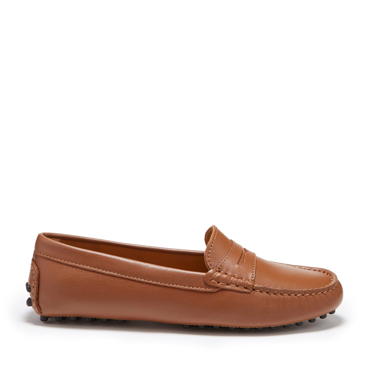 Women&#39;s Penny Driving Loafers, tan leather