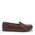 Mocassins Penny Driving pour femmes, semelle en caoutchouc, cuir marron
