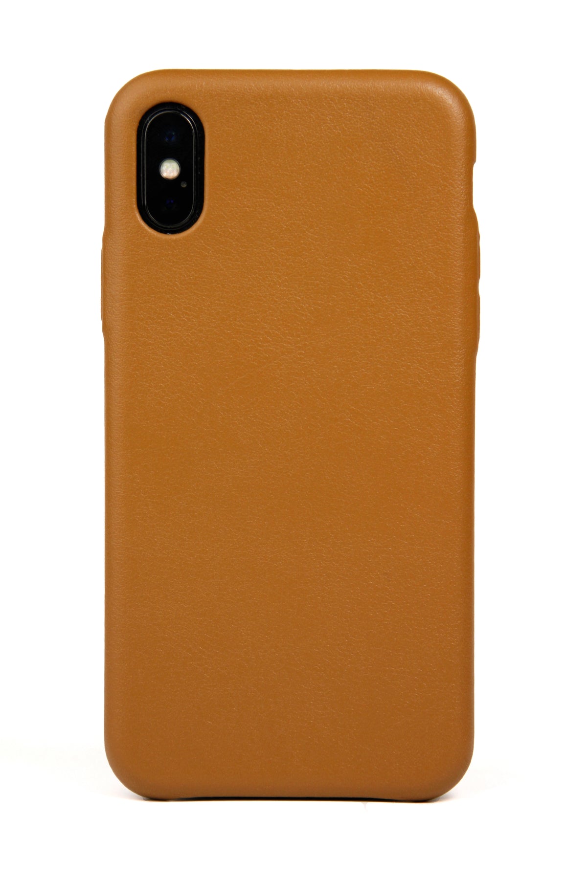 Coque pour iPhone X, cuir beige