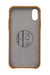 iPhone X Case, Tan Leather