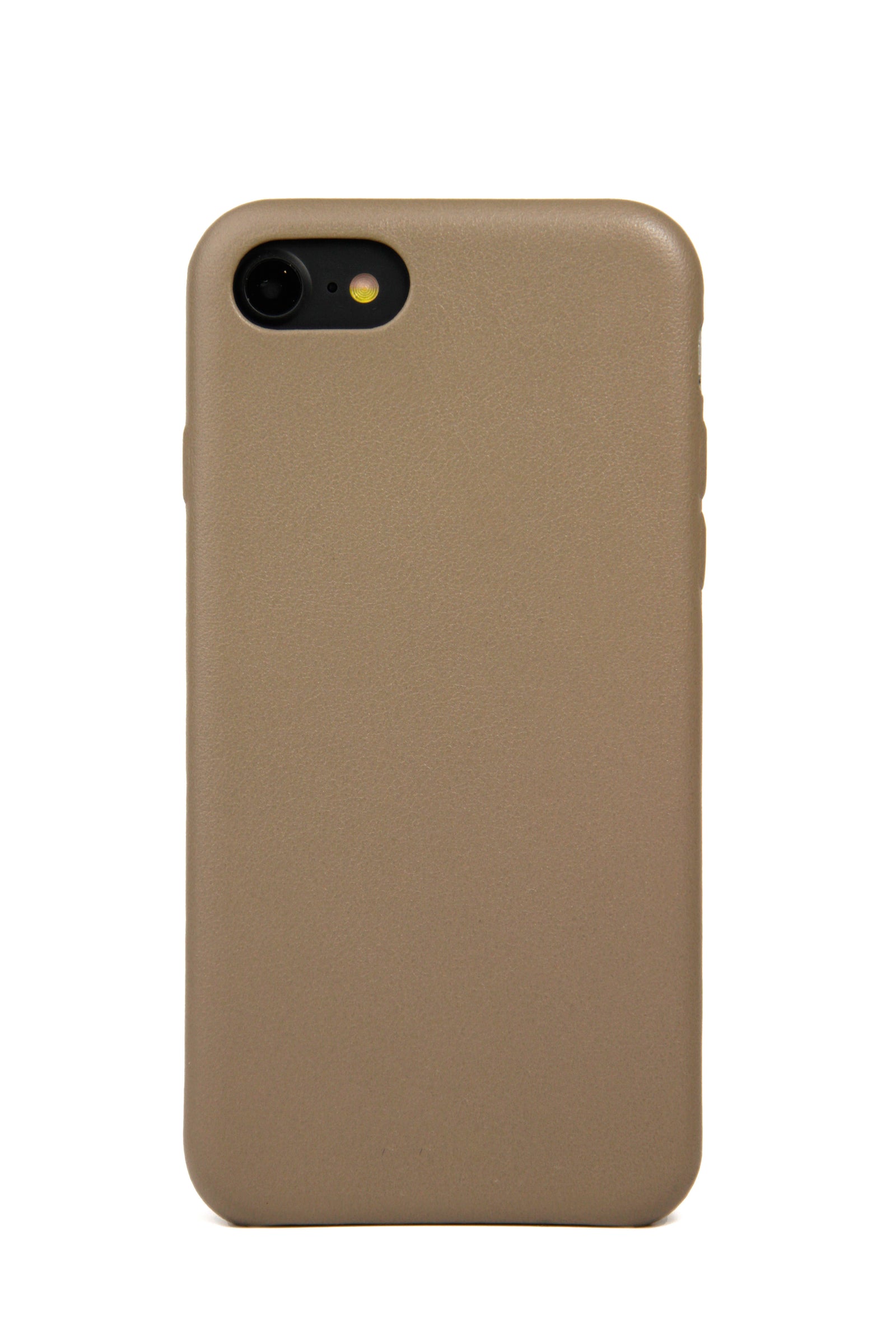 iPhone 7/8 Case, Taupe Leather