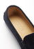 Women's Tasselled Driving Loafers, navy blue suede