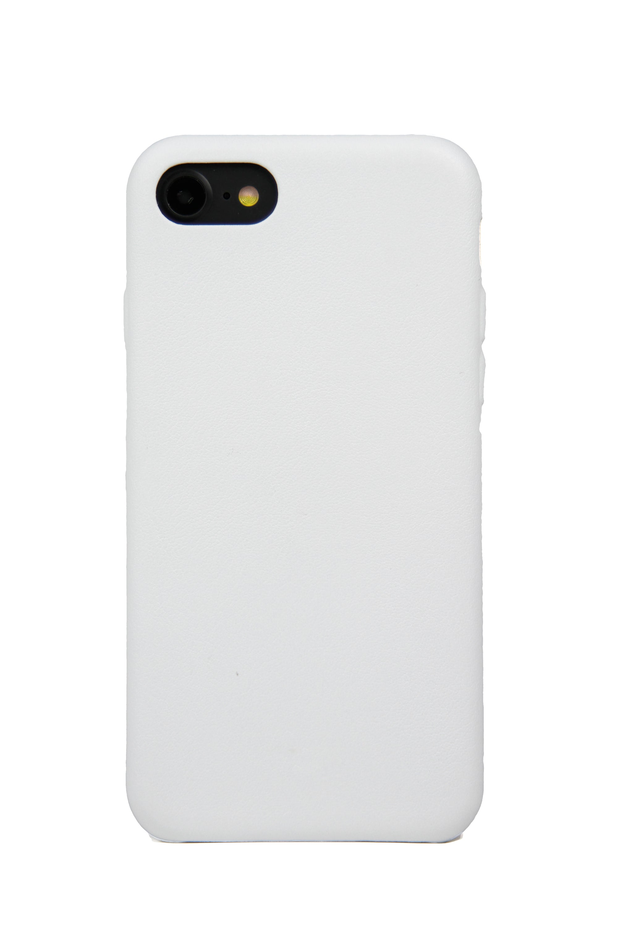 Coque pour iPhone 7/8, cuir blanc