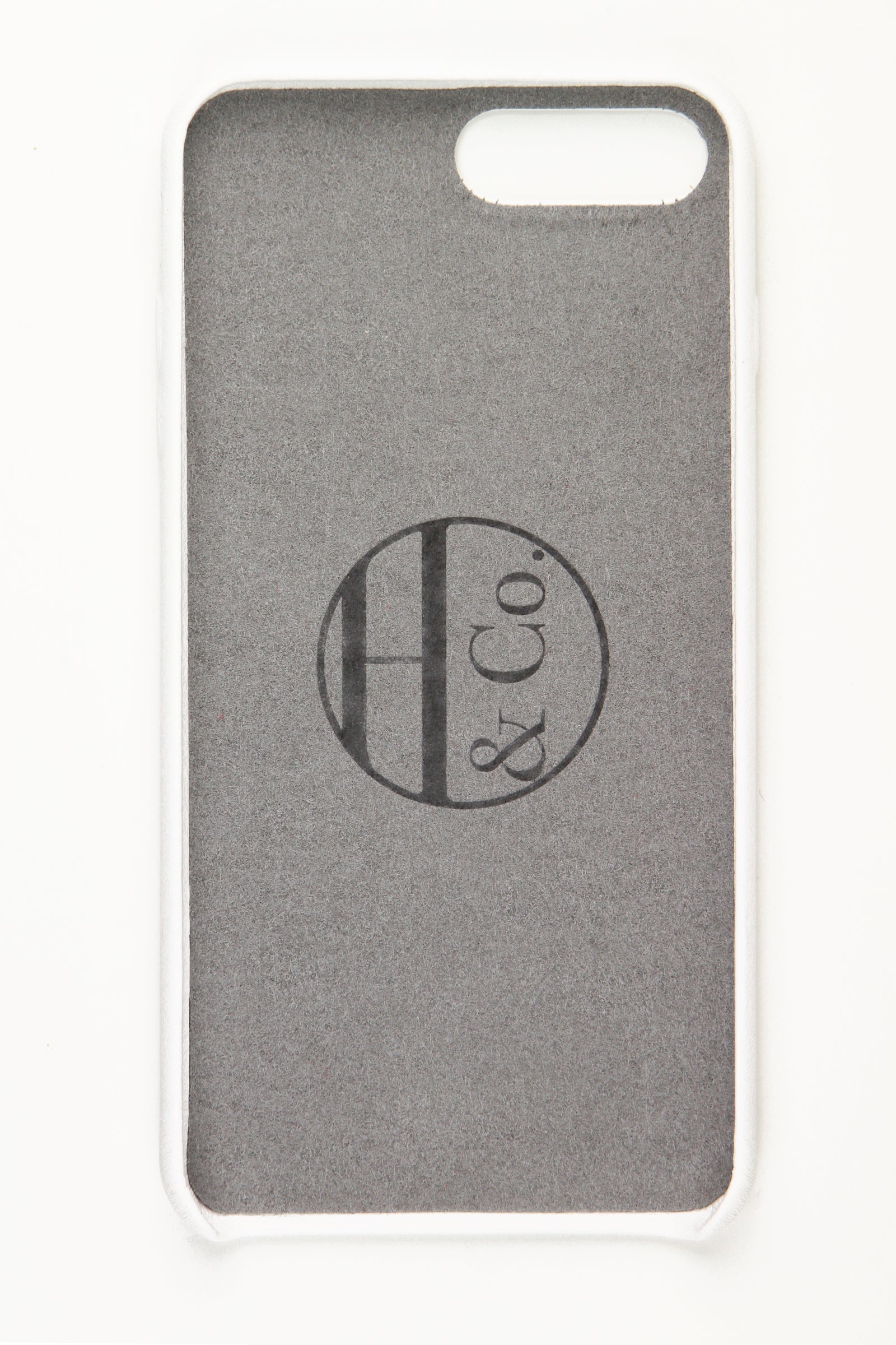 Coque pour iPhone 7/8 Plus, cuir blanc