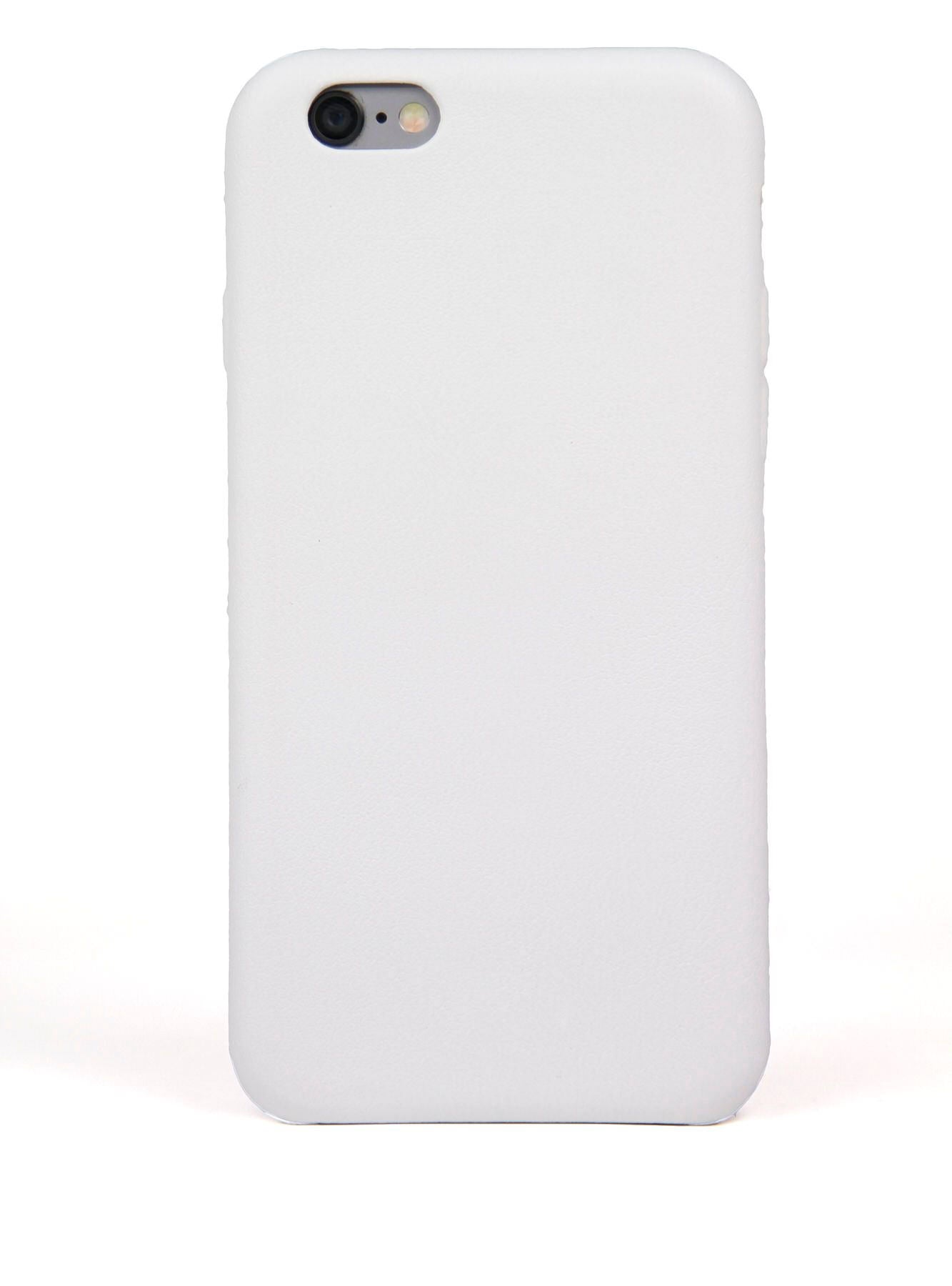 Coque iPhone 6, cuir blanc