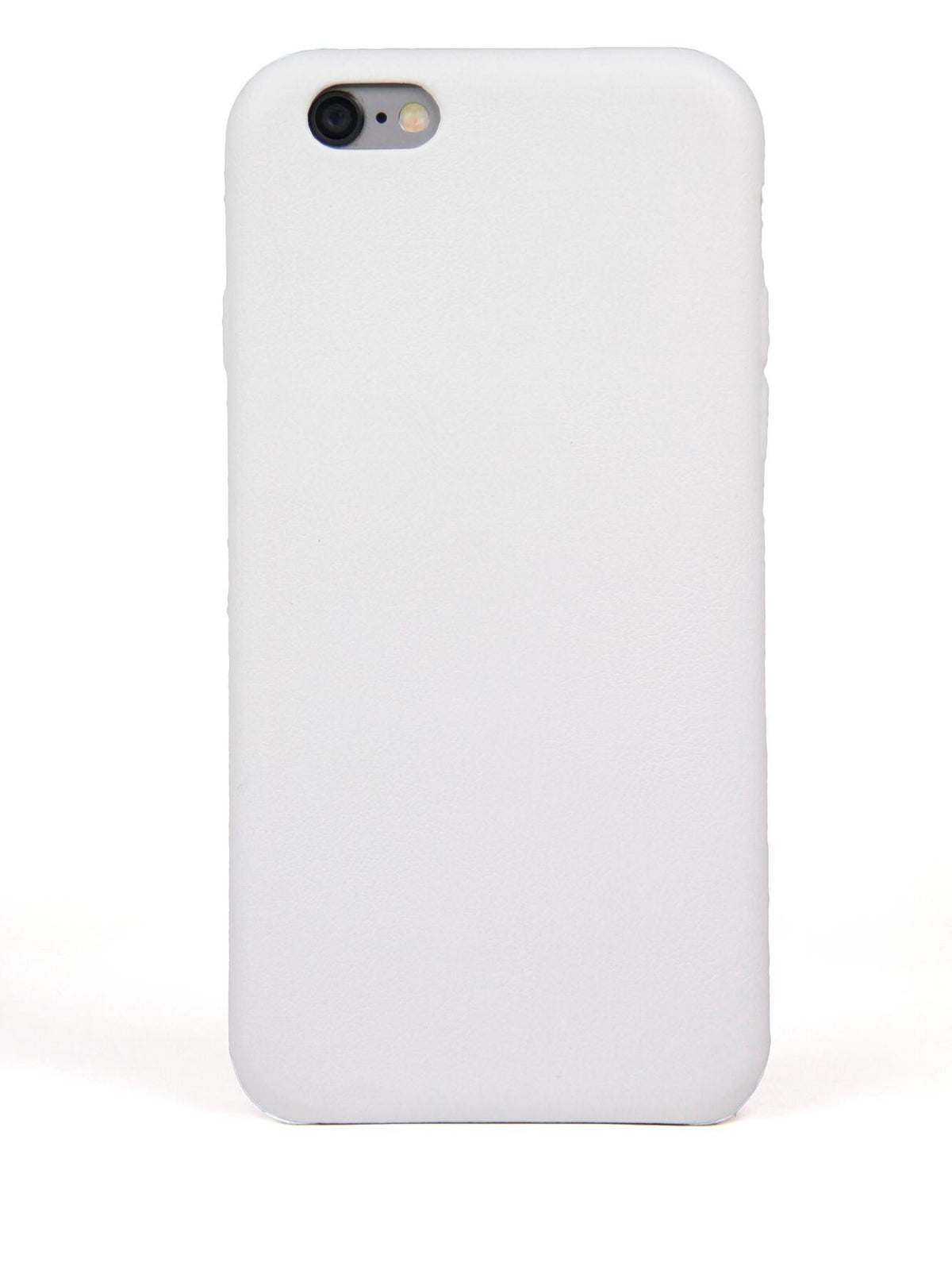 Coque iPhone 6, cuir blanc