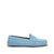 Women's Penny Driving Loafers, blue embossed suede