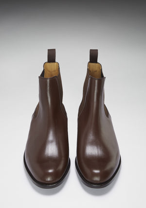 Chelsea Boots Brown Leather Front