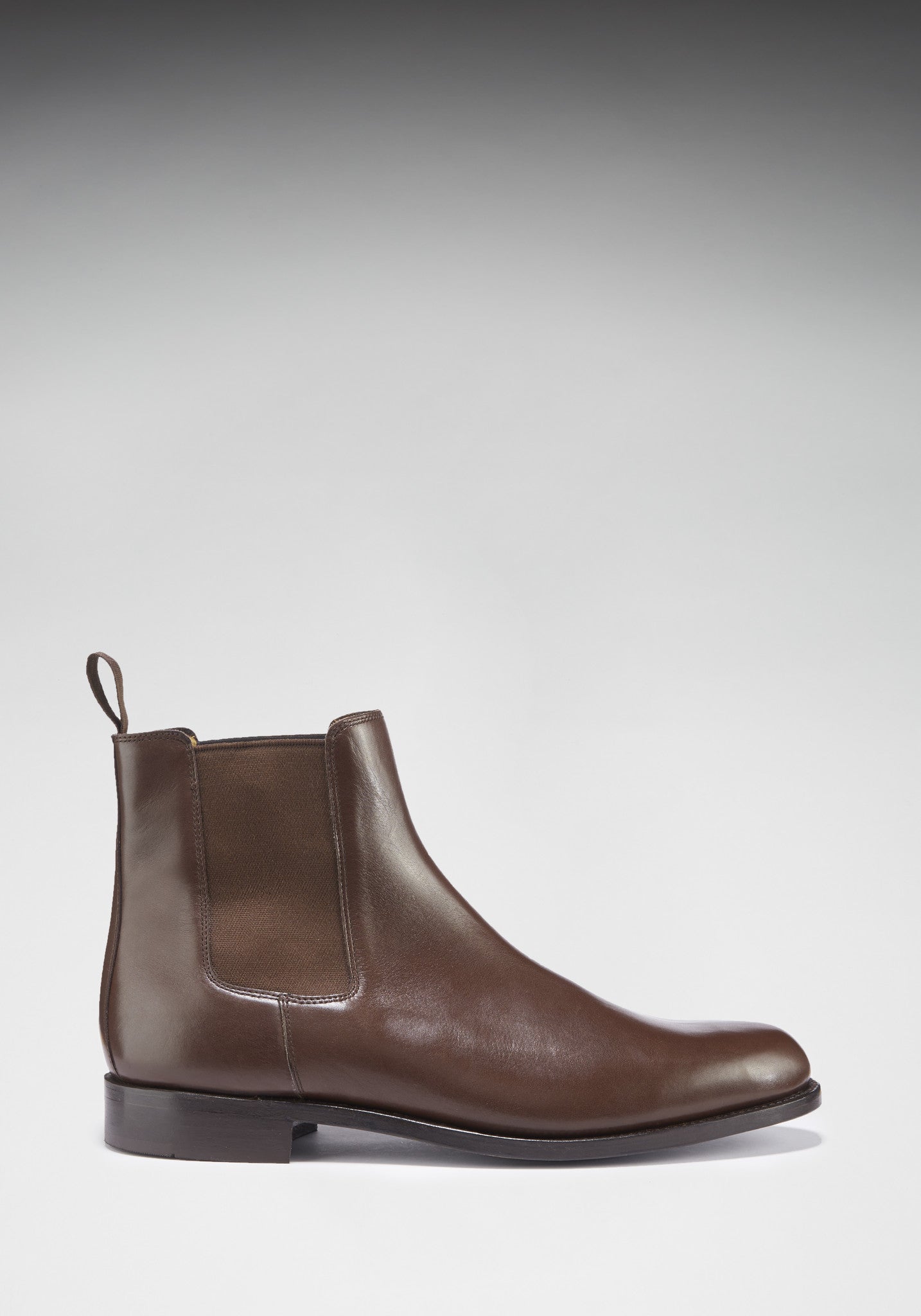 Chelsea Boots in Brown Leather Goodyear Welted Hugs Co