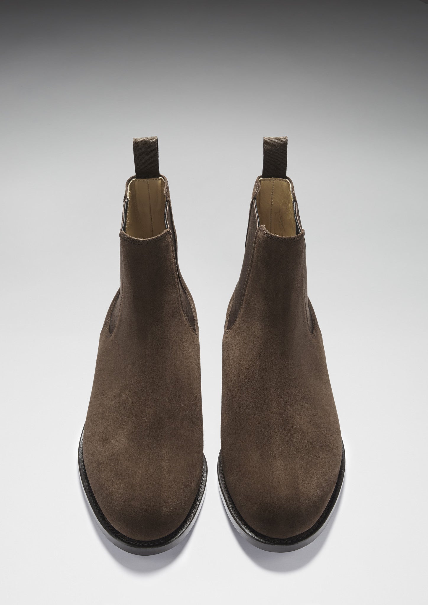 Chelsea Boots Brown Suede Front