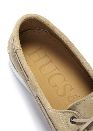 Insole, Deck Shoes, Taupe Suede, Hugs & Co.