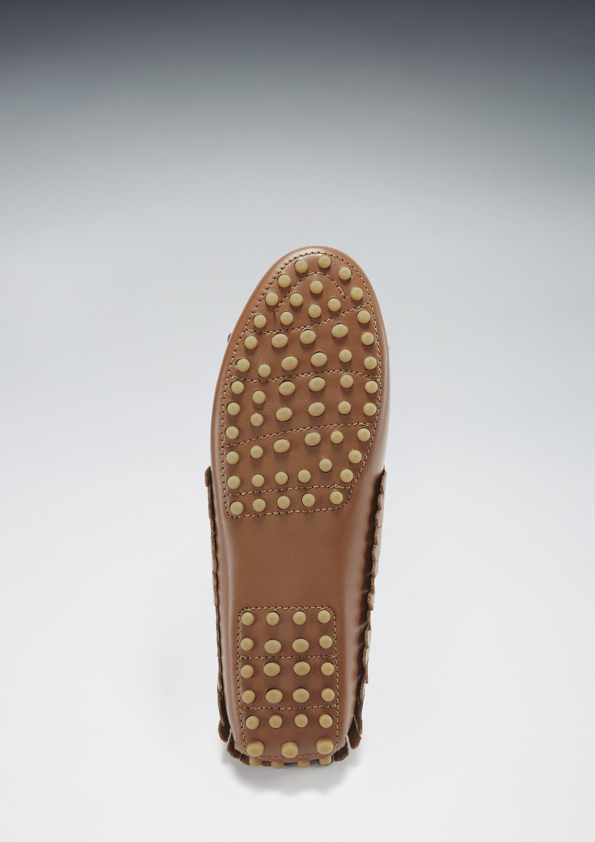 Women's Fringed Driving Loafers, light tan leather