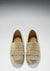 Mocassins femme à franges, daim taupe