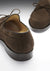 Laced Loafers, Brown Suede, Goodyear Welted, Front and Back