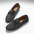 Mocassins de conduite à lacets, daim vert course