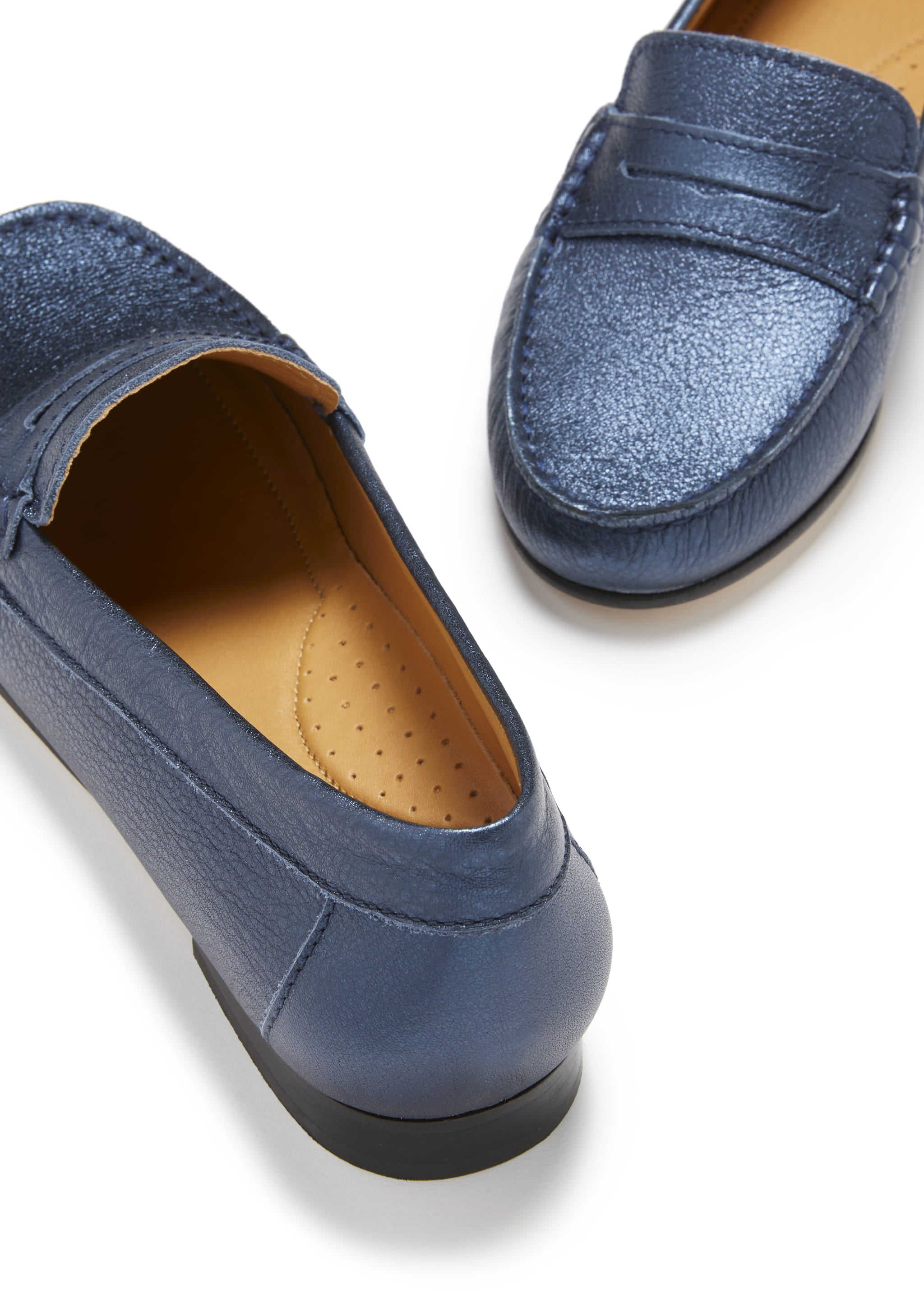 Dark blue loafers womens hotsell