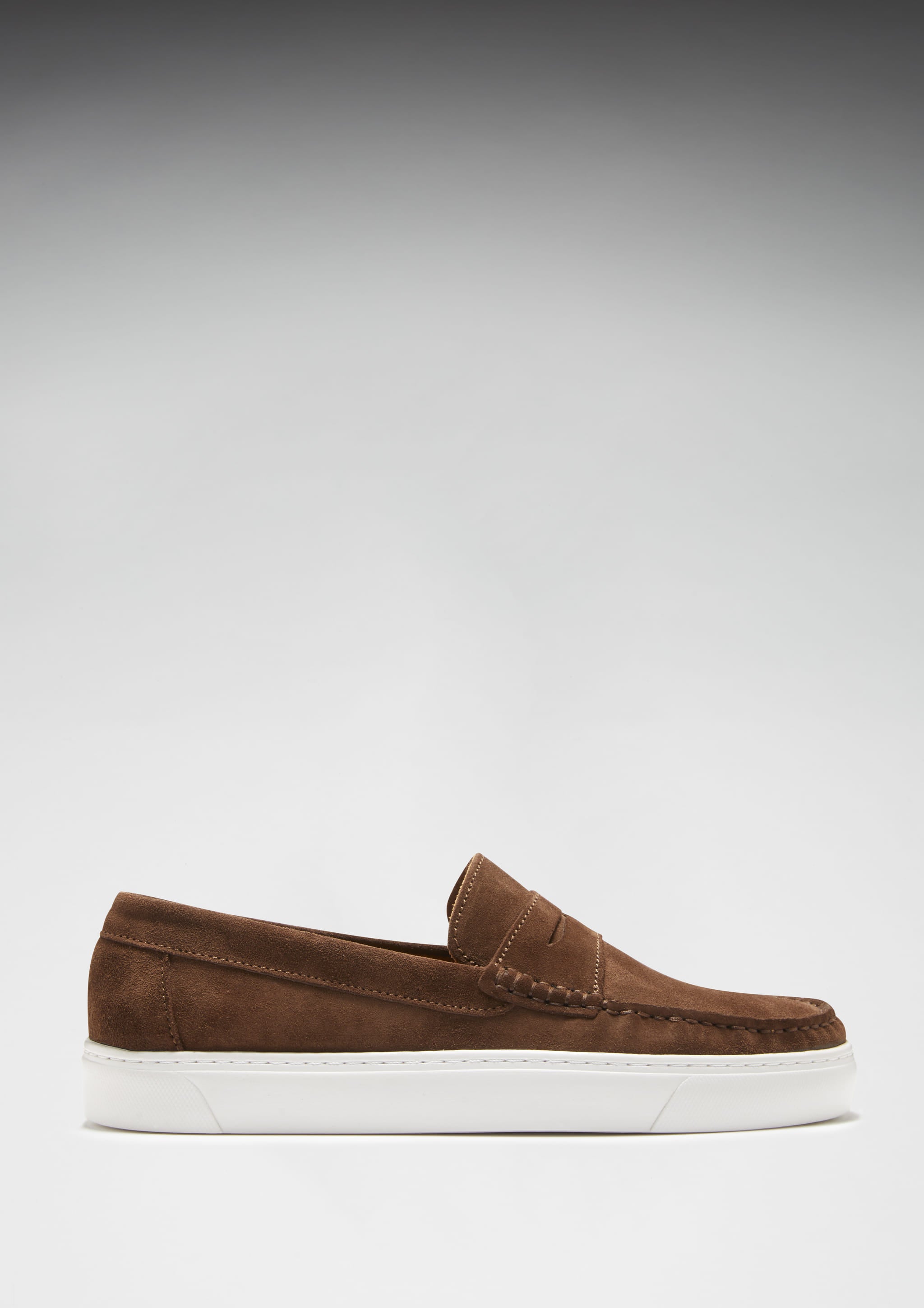 Slip on Sneaker Loafers brown suede Hugs Co
